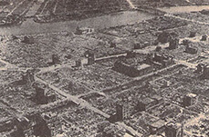  1945年　戦災で焦土と化した東京 