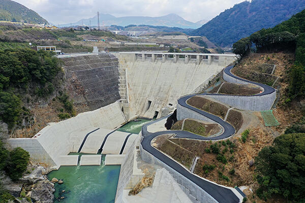 阿蘇立野ダム | 西松建設株式会社