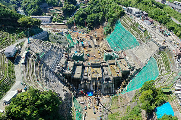 阿蘇立野ダム | 西松建設株式会社